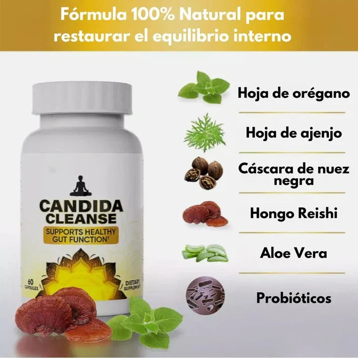 Cápsulas Digestivas Candida Detox - ÍntiZen™
