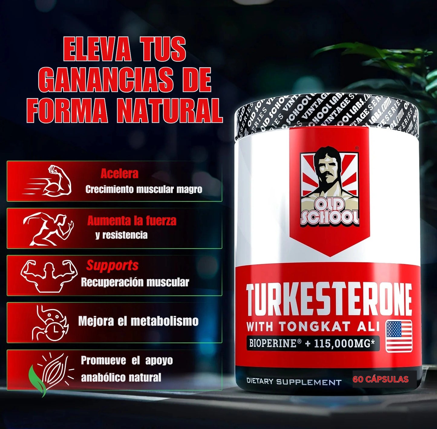 Potenciador Energía Masculina Turkesterone™