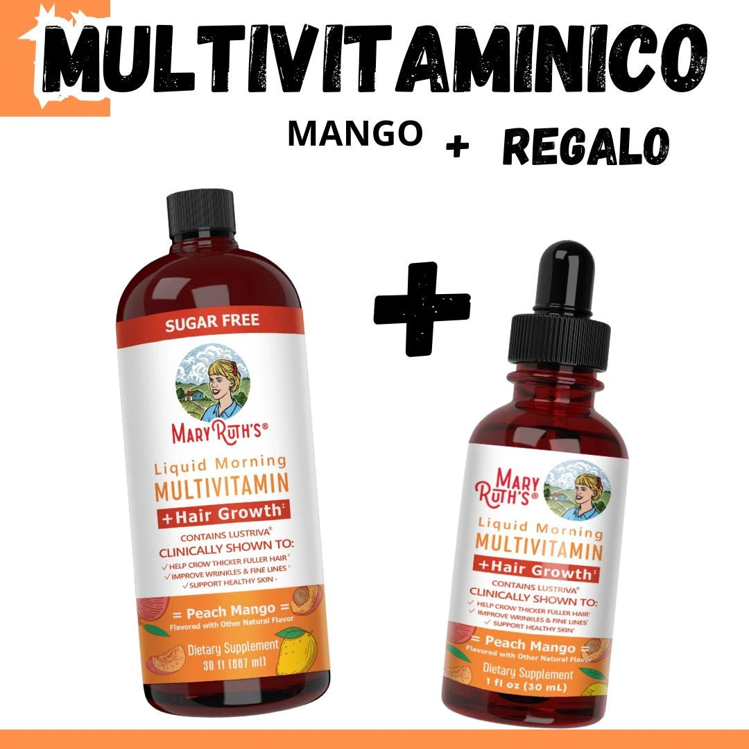 Multivitamínico líquido matutino para Crecimiento del Cabello MaryRuth™